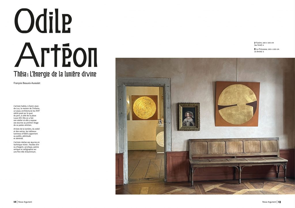 Odile Artéon - "Fusion"(au fond) / "Princesse"