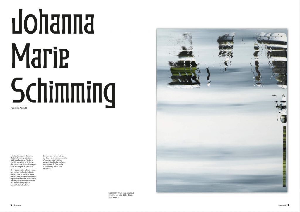 Johanna Marie Schimming - Sans titre (code 147) - 2019- 2021