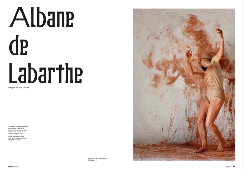 Albane de Labarthe - Blank Page, performance